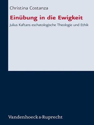 cover image of Einübung in die Ewigkeit